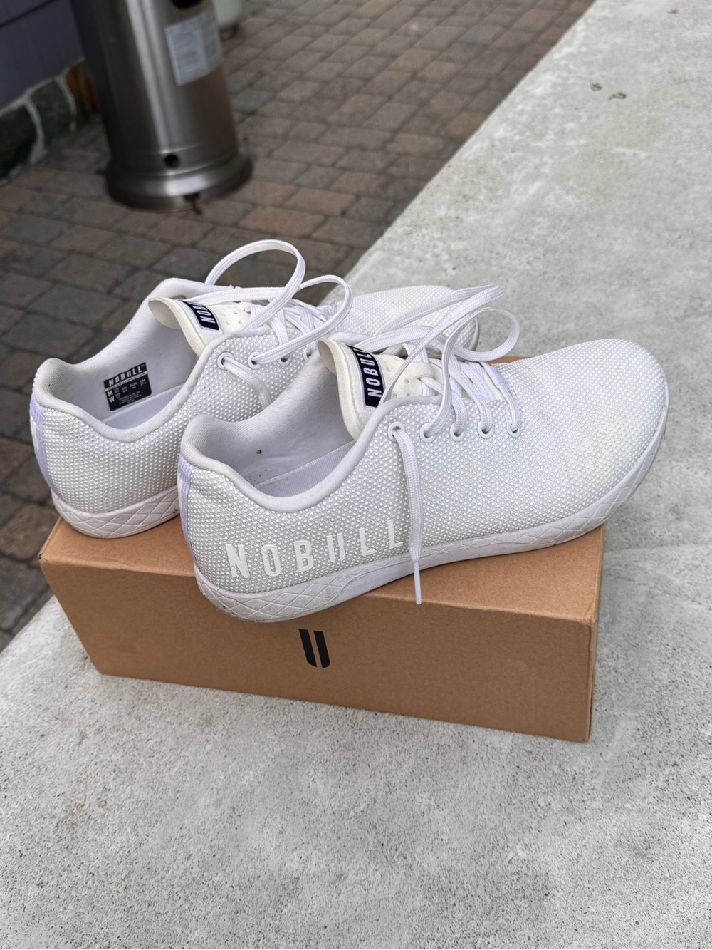 NOBULL White Women's Mesh Trainer Sneakers
